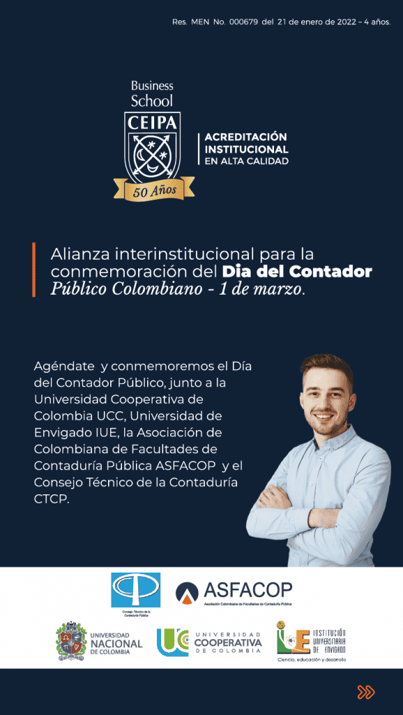 Alianza interinstitucional para la conmemoración del Día del Contador Público Colombiano – 1 de marzo