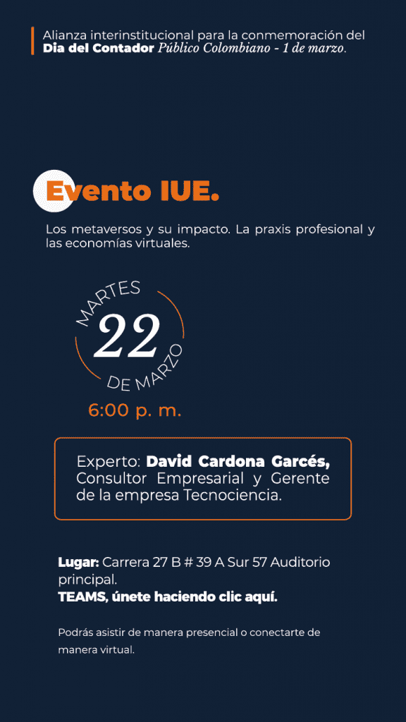 Alianza interinstitucional para la conmemoración del Día del Contador Público Colombiano – 1 de marzo